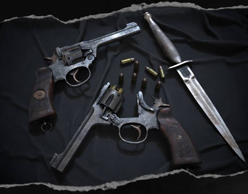 Enfield No. 2 Mk 1 Revolver (3d Model)